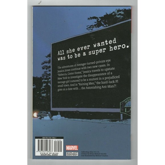 Max Comic Explicit Content Jessica Jones Vol.2 Graphic Novel Comic Book - Picture 2 of 10